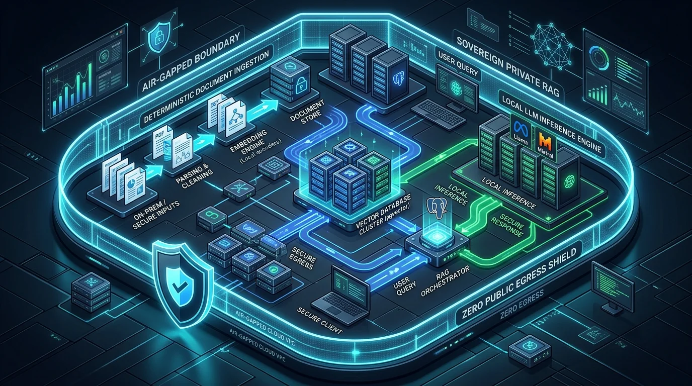 Private RAG Architecture: Deploying Retrieval Systems Inside Your VPC Without Data Leakage